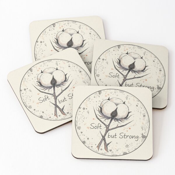 Item preview, Soft but Strong: Cotton & Thorns Sketch designed and sold by VisualRotaStudio .