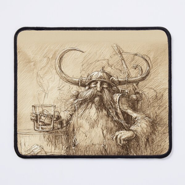 Item preview, Viking Portion Whiskey Glass | Funny Nordic Art designed and sold by CodeDistilled.