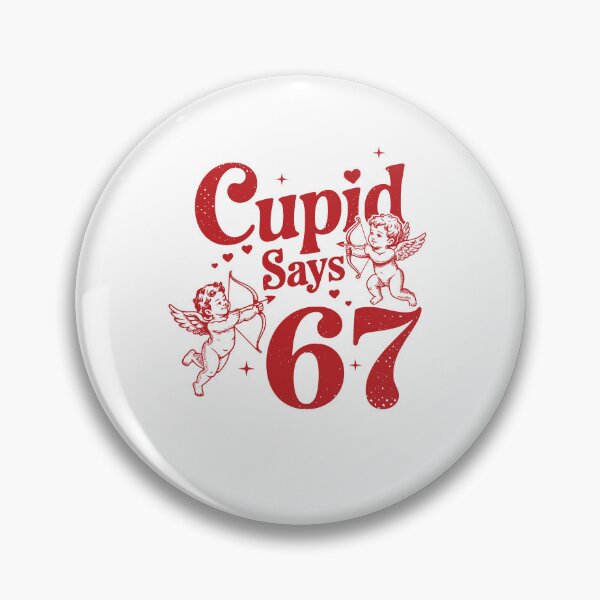Item preview, Cupid Says 67 Funny Valentine day Love Quote designed and sold by MuniraWearify.