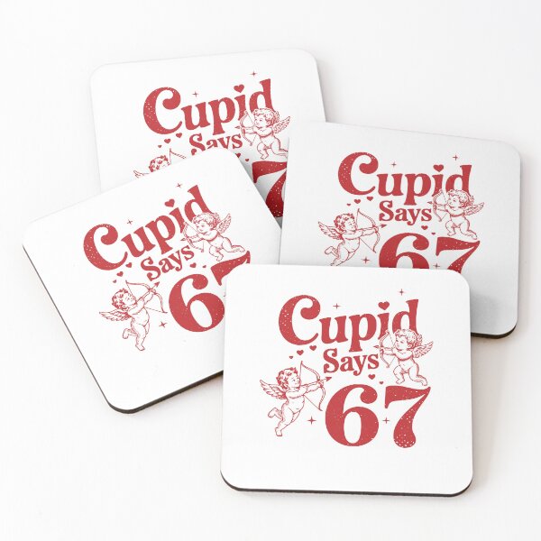 Item preview, Cupid Says 67 Funny Valentine day Love Quote designed and sold by MuniraWearify.
