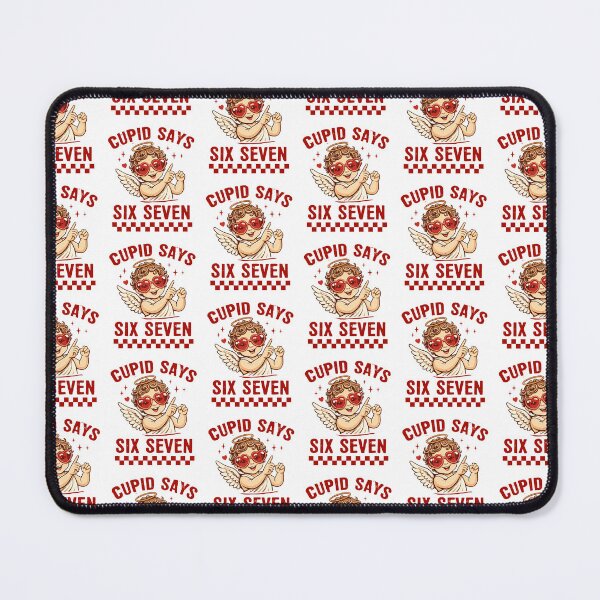Item preview, Cupid Says Six Seven Funny Valentine day Love Quote designed and sold by MuniraWearify.
