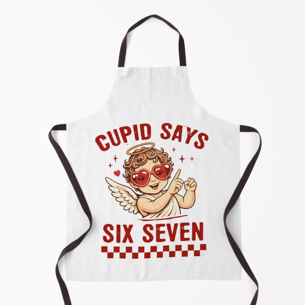 Item preview, Cupid Says Six Seven Funny Valentine day Love Quote designed and sold by MuniraWearify.