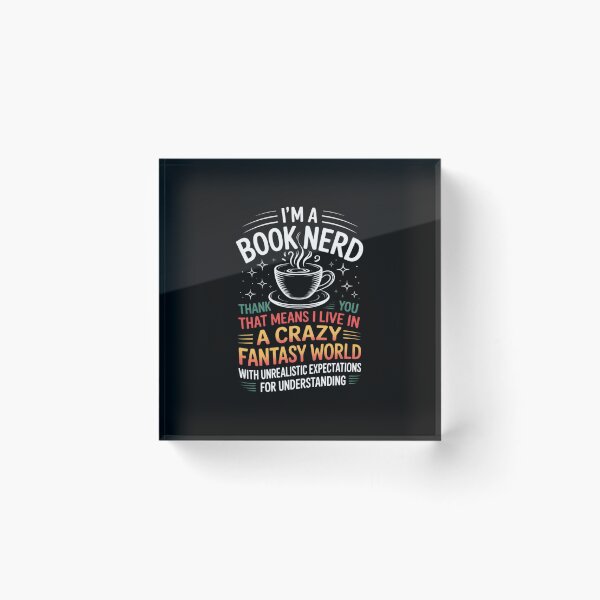 Item preview, I'm a Book Nerd - Book Lover - Literature designed and sold by PowAcademy.
