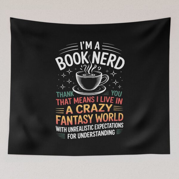 Item preview, I'm a Book Nerd - Book Lover - Literature designed and sold by PowAcademy.
