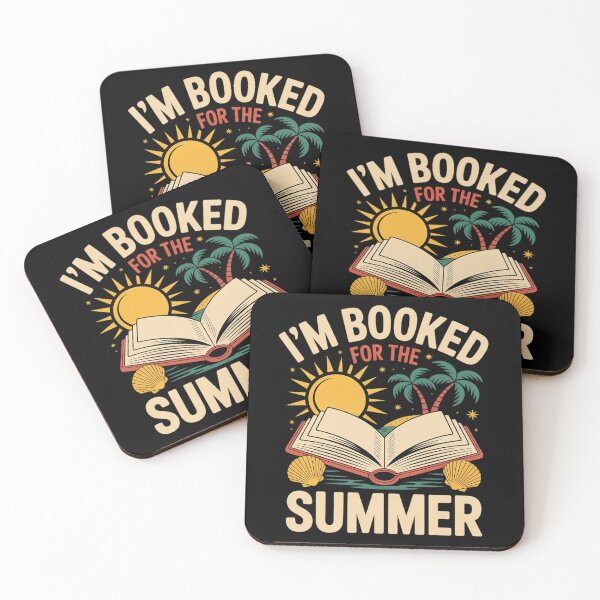 Item preview, I'm Booked For The Summer Books Reader Librarian Vacation designed and sold by CombatTask.