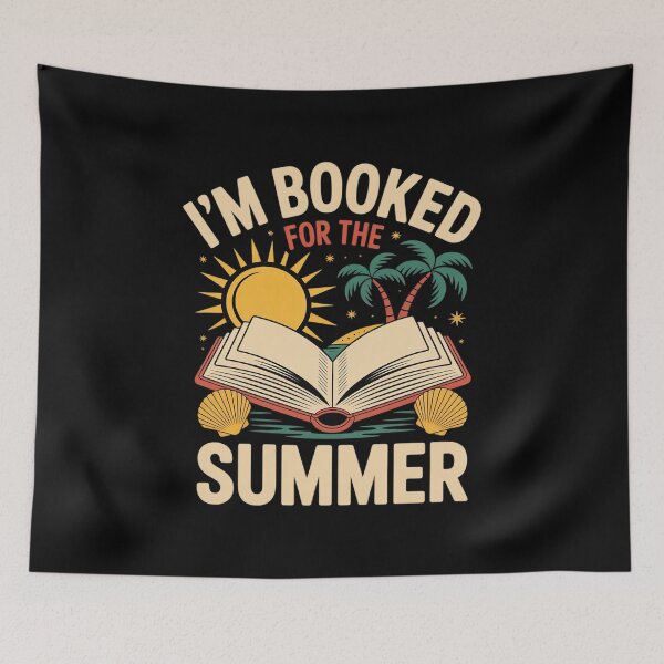 Item preview, I'm Booked For The Summer Books Reader Librarian Vacation designed and sold by CombatTask.