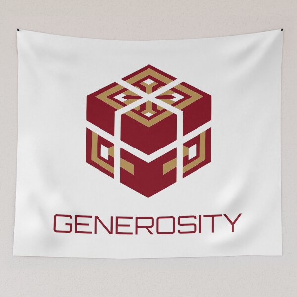 Item preview, Generosity Visualized WIth a Gift Box - Virtue Squad designed and sold by WayOutWorks.