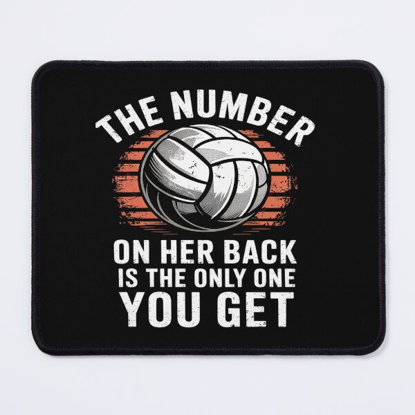 Item preview, Volleyball Dad MoM Daughter Back Number designed and sold by MythWoot.