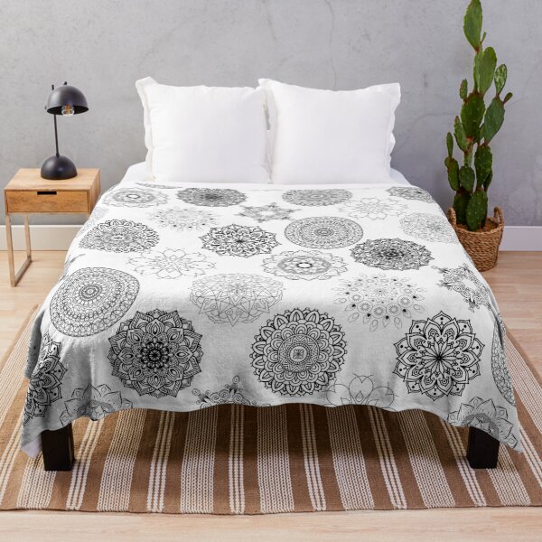 Item preview, Black and White Mandala designed and sold by P9Designs.