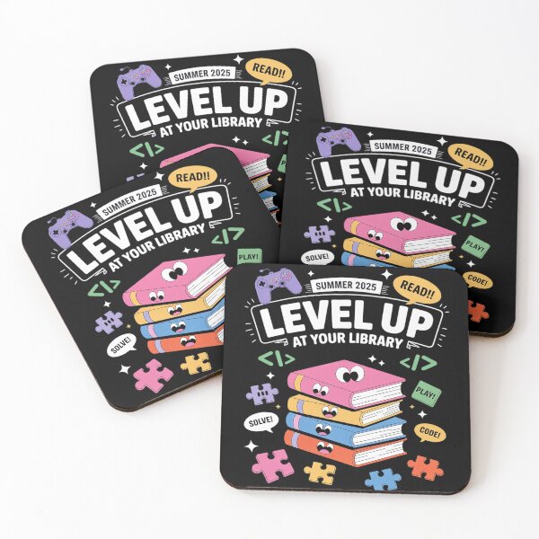 Item preview, Level Up at Your Library Summer 2025 designed and sold by CombatTask.