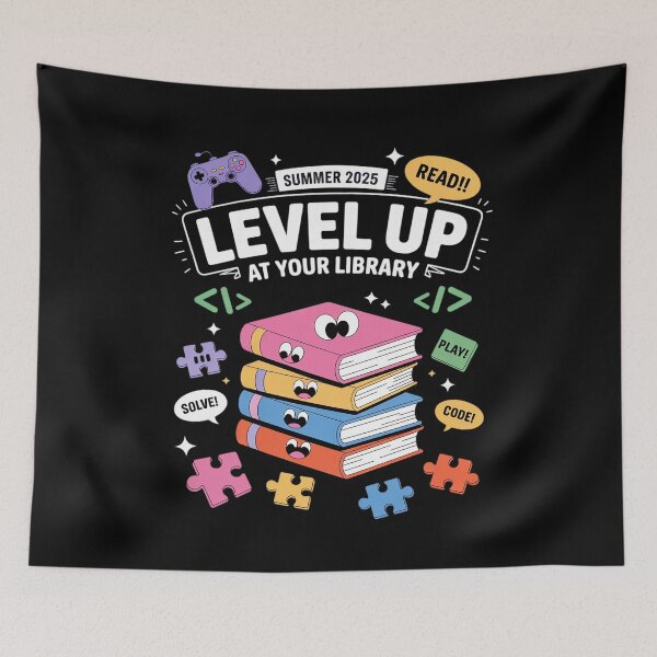 Item preview, Level Up at Your Library Summer 2025 designed and sold by CombatTask.