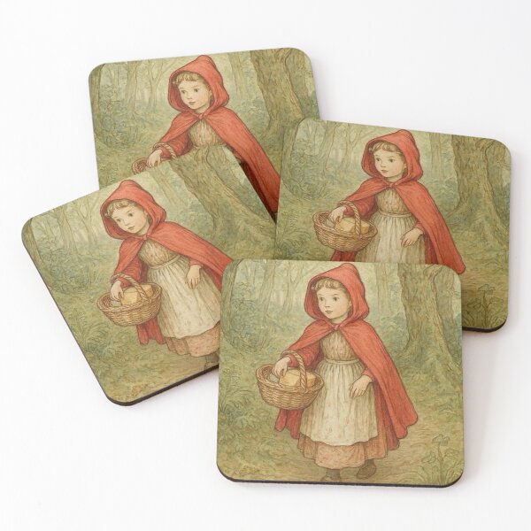 Item preview, Little Red Riding Hood in the Woods designed and sold by TinCatOutPost.