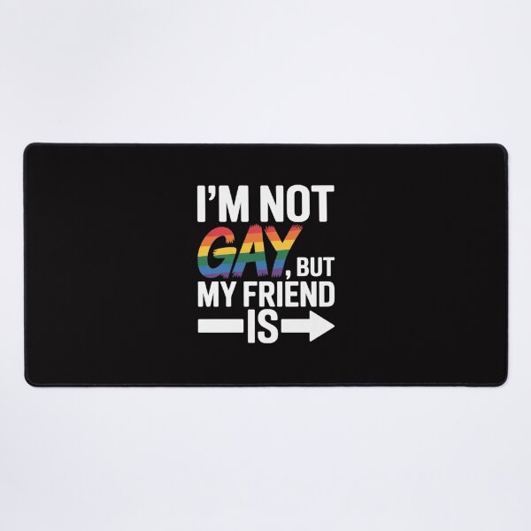 Item preview, Im Not Gay But My Friend is LGBTQ Ally Gay Pride Men Women designed and sold by gerardostokes.