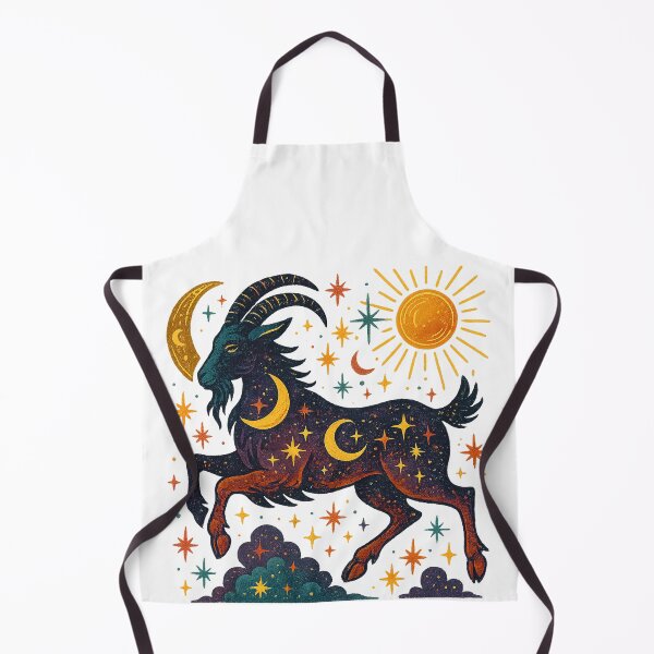 Item preview, Celestial Goat Leaping Through Stars designed and sold by chromatalove.