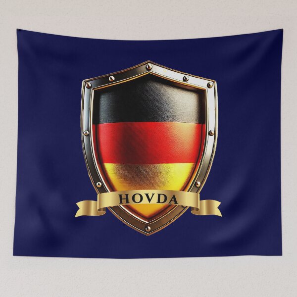 Item preview, Hovda German Heritage Crest Shield designed and sold by Highlandkings.