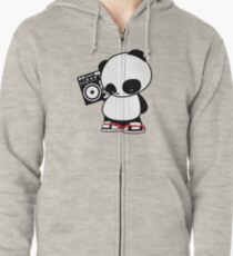 Hip Hop Panda Zipped Hoodie