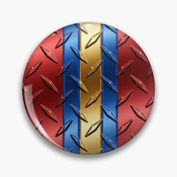 Item preview, Forged Tread: 4-Way Industrial Steel PHONE CASE (RED - BLUE / GOLD RACING)  designed and sold by CleverCulture.