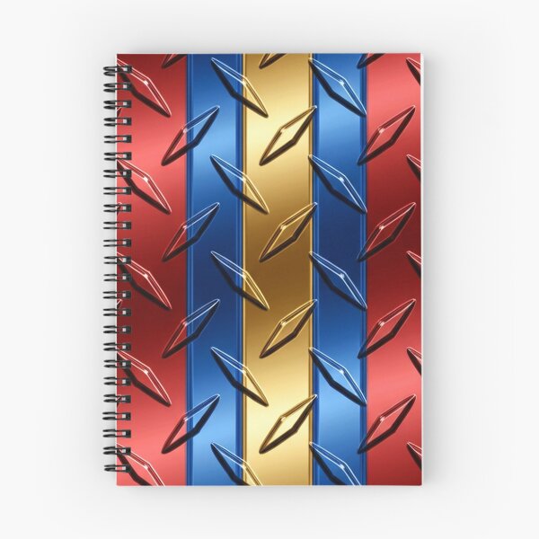 Item preview, Forged Tread: 4-Way Industrial Steel PHONE CASE (RED - BLUE / GOLD RACING)  designed and sold by CleverCulture.