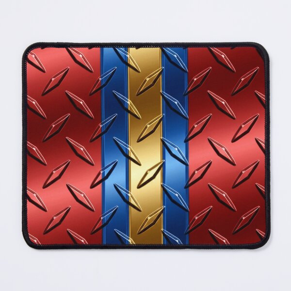 Item preview, Forged Tread: 4-Way Industrial Steel PHONE CASE (RED - BLUE / GOLD RACING) designed and sold by CleverCulture.