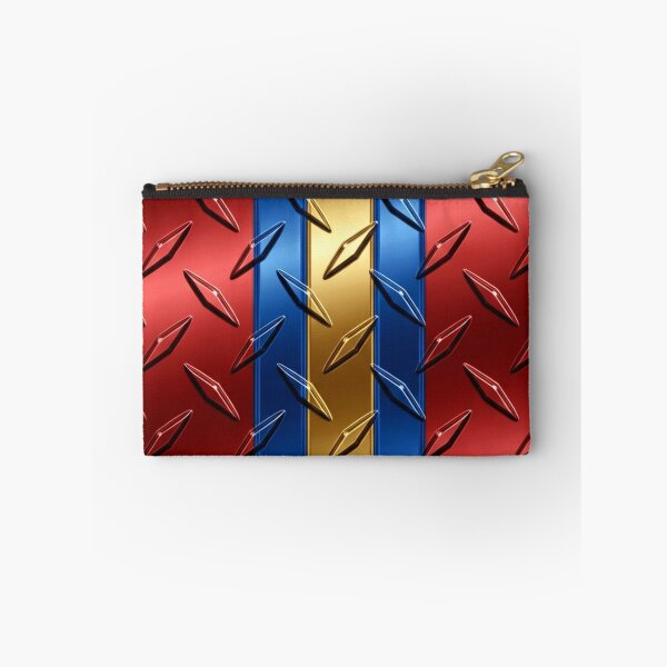 Item preview, Forged Tread: 4-Way Industrial Steel PHONE CASE (RED - BLUE / GOLD RACING)  designed and sold by CleverCulture.