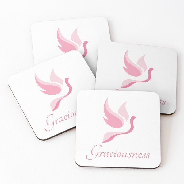 Item preview, Graciousness Depicted With A Dove In Flight - Virtue Squad designed and sold by WayOutWorks.