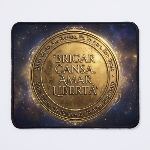 Item preview, Ho'oponopono Golden Medallion - Cosmic Forgiveness Mantra - Healing Art designed and sold by FLUFFIN'ARTS.