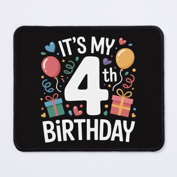 Item preview, Kids It's My 4th Birthday 4 Four Happy Birthday Boys or Girls designed and sold by gerardostokes.