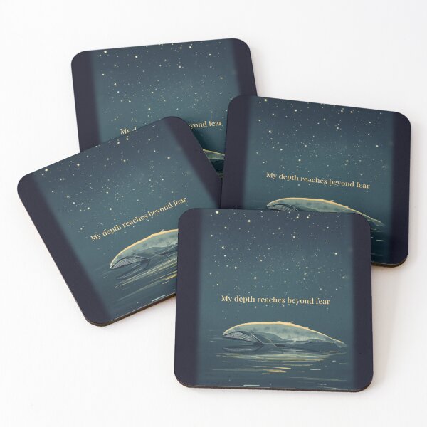 Item preview, My Depth Reaches Beyond Fear – Night Whale | Inspirational and Emotional Art designed and sold by soletstudio.