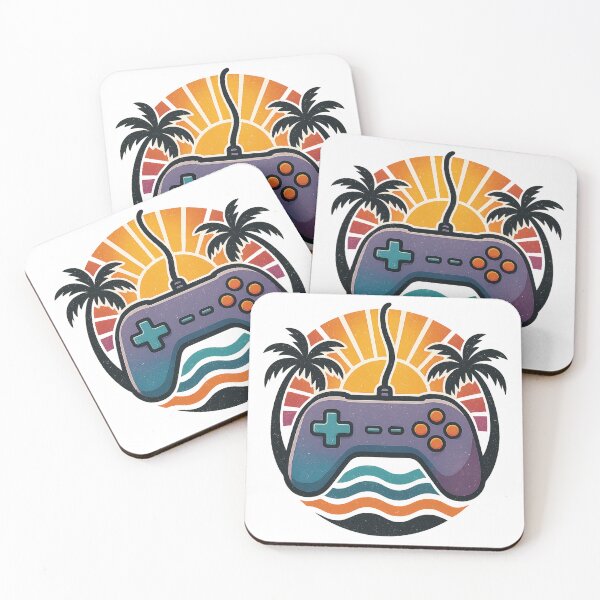 Item preview, Tropical Sunset Gamer Vibes designed and sold by chromatalove.