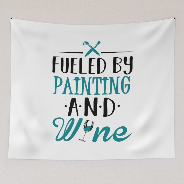 Item preview, Fueled by Painting and Wine designed and sold by KsuAnn.