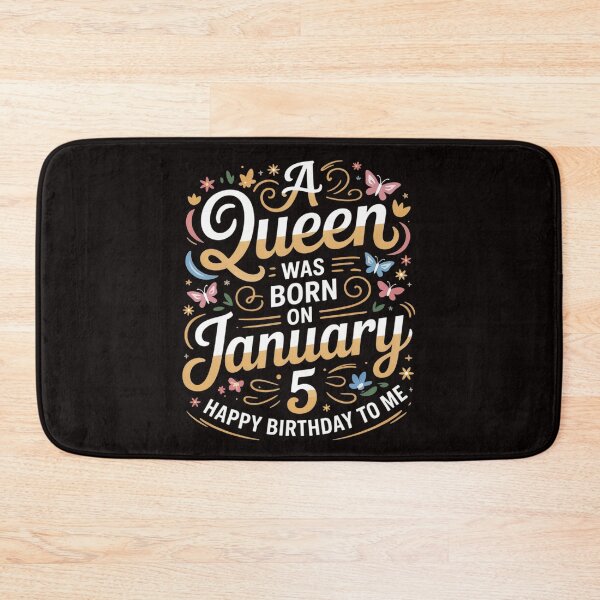 Item preview, January 5 Birthday A Queen was Born in 5th January designed and sold by cherylbartlett.