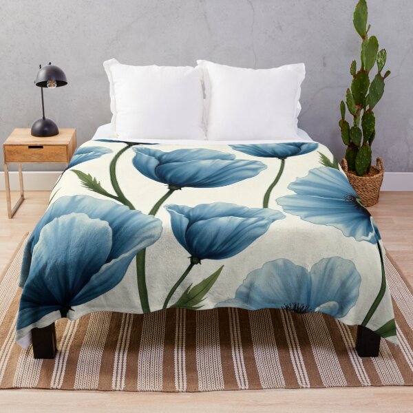 Item preview, Himalayan Serenity Poppies – Calm Botanical Harmony designed and sold by Dream Bloom Gallery.