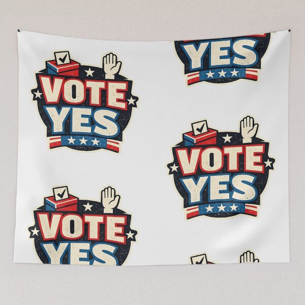 Item preview, Vote Yes – Civic Engagement Logo designed and sold by Dax Studio.