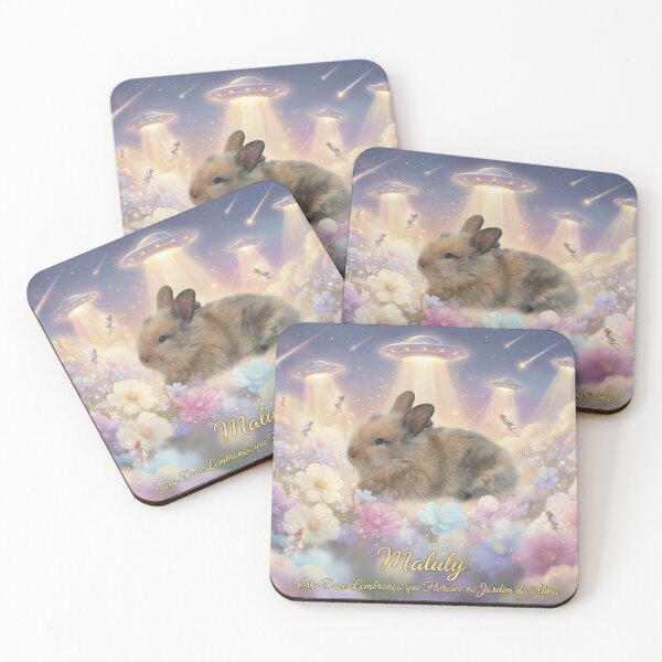 Item preview, Maluly Starseed Bunny: Sweet Memory in the Cosmic Garden designed and sold by FLUFFIN'ARTS.