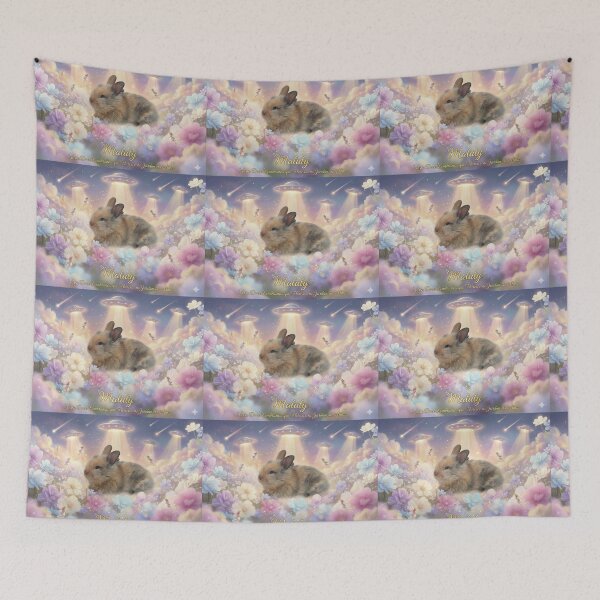 Item preview, Maluly Starseed Bunny: Sweet Memory in the Cosmic Garden designed and sold by FLUFFIN'ARTS.