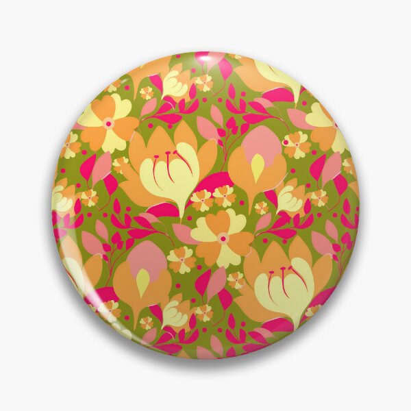 Item preview, Midnight spring blooms in a colorful modern garden designed and sold by Clara Fruggeri.