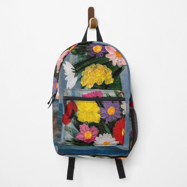 Item preview, Multicolored Wildflowers on Cottage Window Sill designed and sold by kkartwork.
