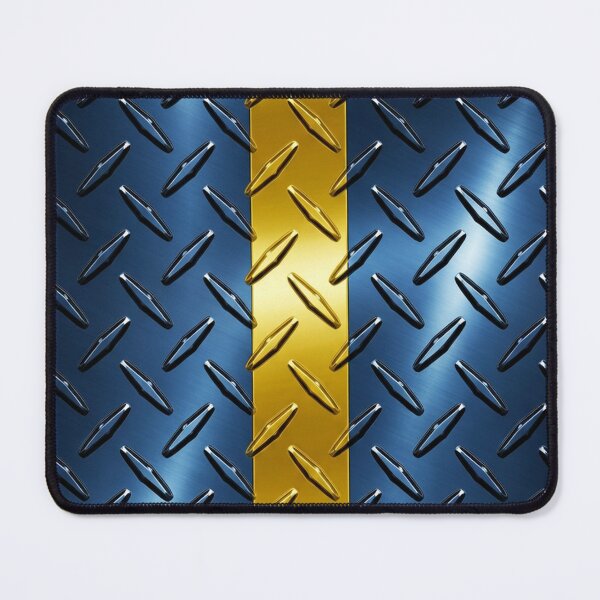 Item preview, Forged Tread: 4-Way Industrial Steel PHONE CASE (NAVY - YELLOW RACING) designed and sold by CleverCulture.