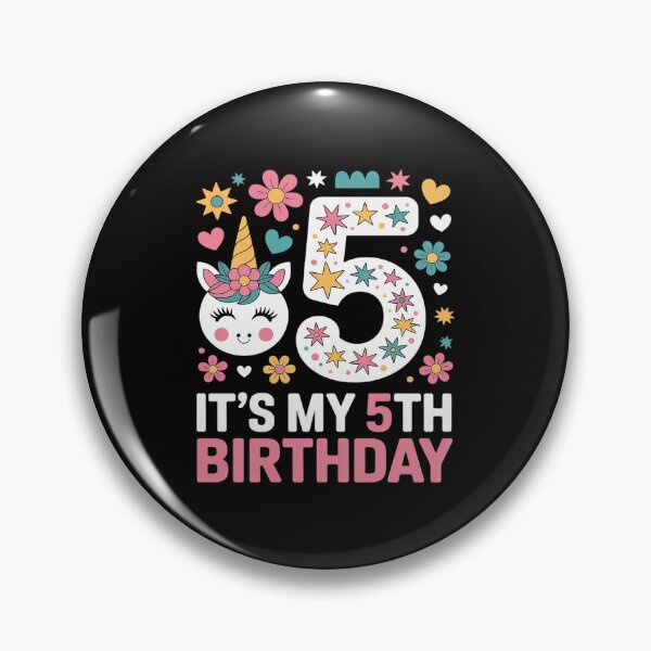Item preview, Its My 5 Years Old Gift Girls Teens 5th Birthday Unicorn designed and sold by jewellmeyers.