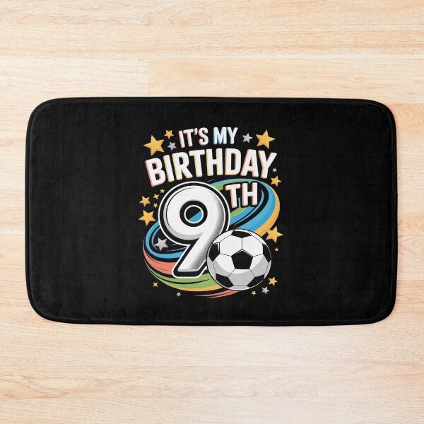 Item preview, It's My 9th Birthday Boy Soccer Ball 9 Year Old Number Nine designed and sold by joedavila.