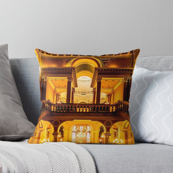 Item preview, The grand staircase of the Iowa statehouse designed and sold by Joel Bader.
