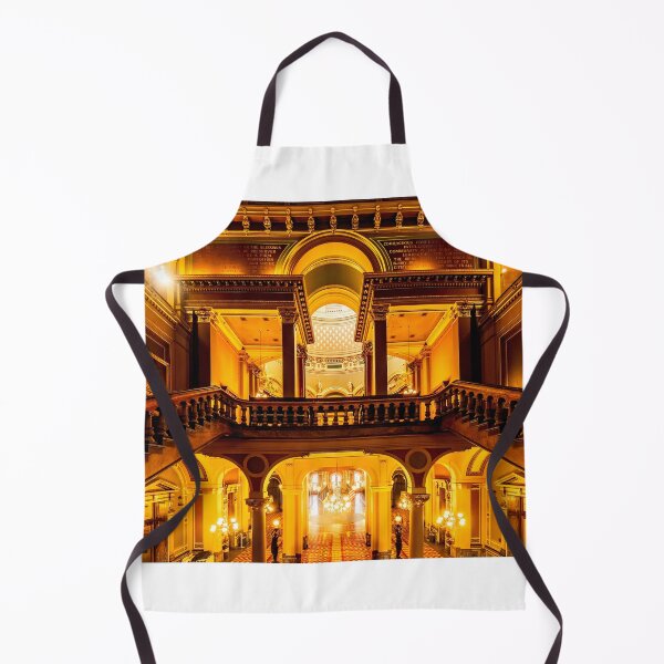Item preview, The grand staircase of the Iowa statehouse designed and sold by Joel Bader.