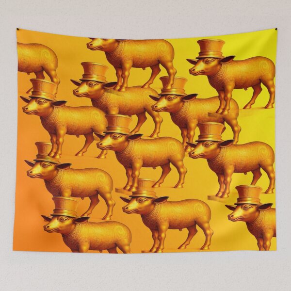 Item preview, The Dapper Idol: Golden Calf Pattern designed and sold by daweave77.
