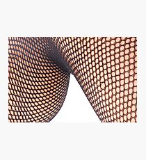 Fishnet Knee Photographic Print