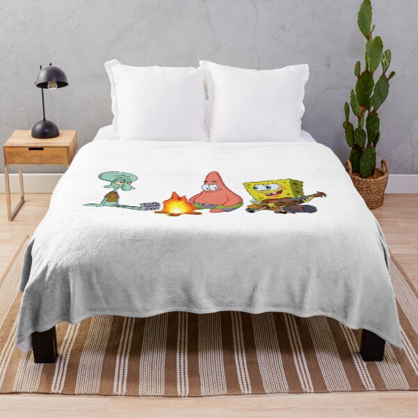Item preview, spongebob and his friends having a campfire designed and sold by LuloCreative.