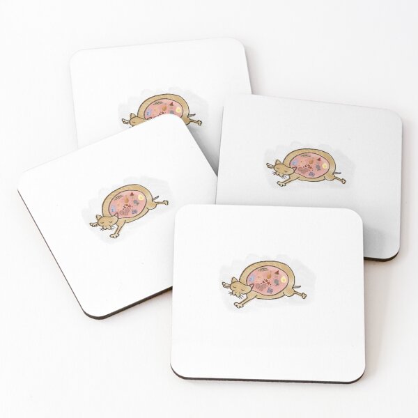 Item preview, Ginger Cat With Belly Full of Food designed and sold by PaletteCleanze.