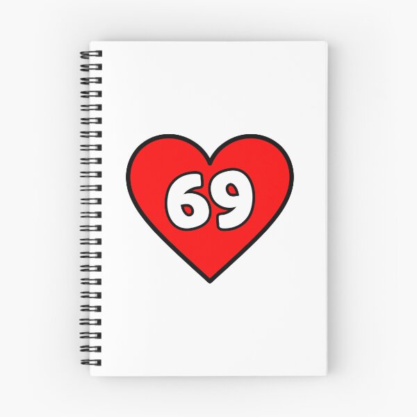 Item preview, Heart 69 Outline designed and sold by Memes N Lore .