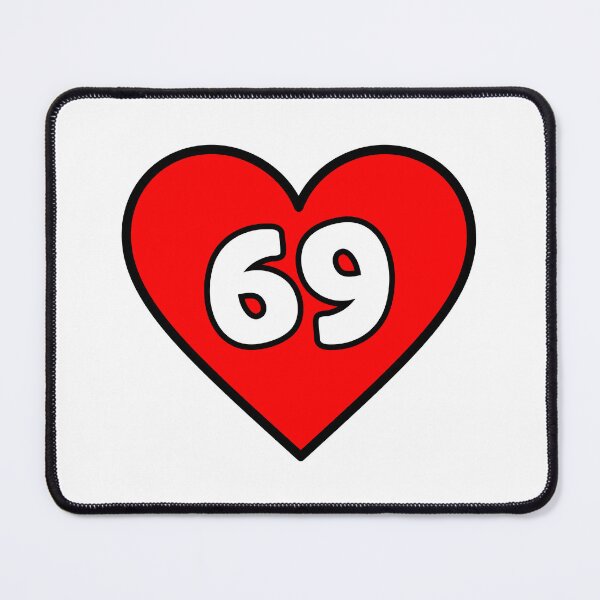 Item preview, Heart 69 Outline designed and sold by Memes N Lore .
