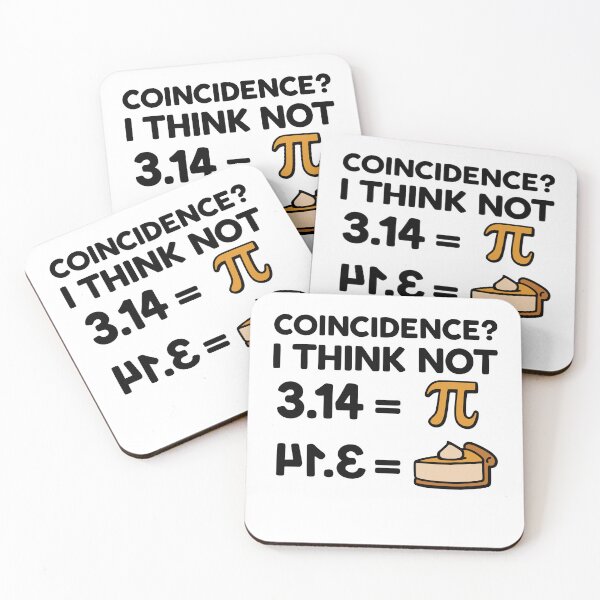 Item preview, Coincidence Pi Day Funny Pi And Pie Math Humor designed and sold by gunaone-design.