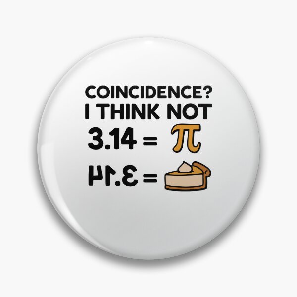 Item preview, Coincidence Pi Day Funny Pi And Pie Math Humor designed and sold by gunaone-design.